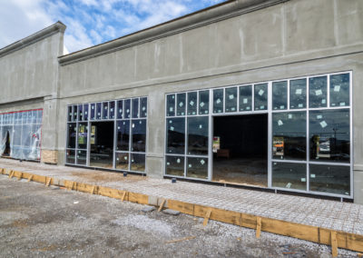 Small Retail Strip Construction Site