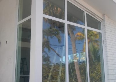 Backyard impact windows