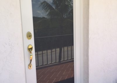 Impact window of a door