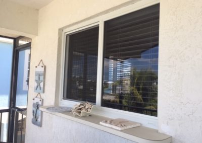 Backyard impact windows