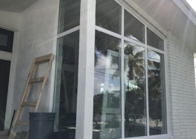 Backyard impact windows